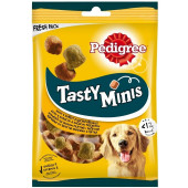 Лакомство за кучета PEDIGREE TASTYMINIS - Дъвчащи кубчета с пилешко и патица 130гр., 